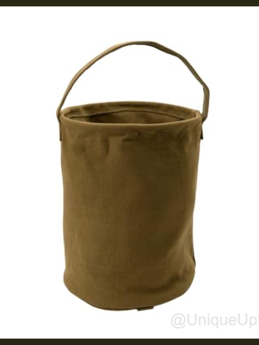 Canvas Water Bucket Collapsible Camping Hiking Portable